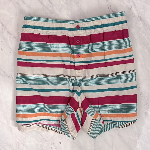 NWOT: Striped Sleep Shorts - Picture 2 of 3